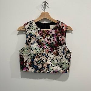 Nicole Miller Artelier Crop Top